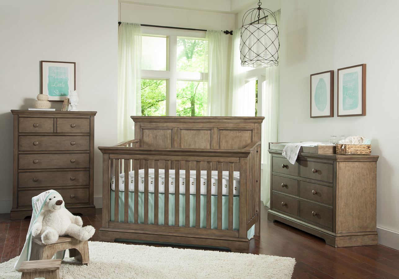 Hanley Crib Cashew Finish